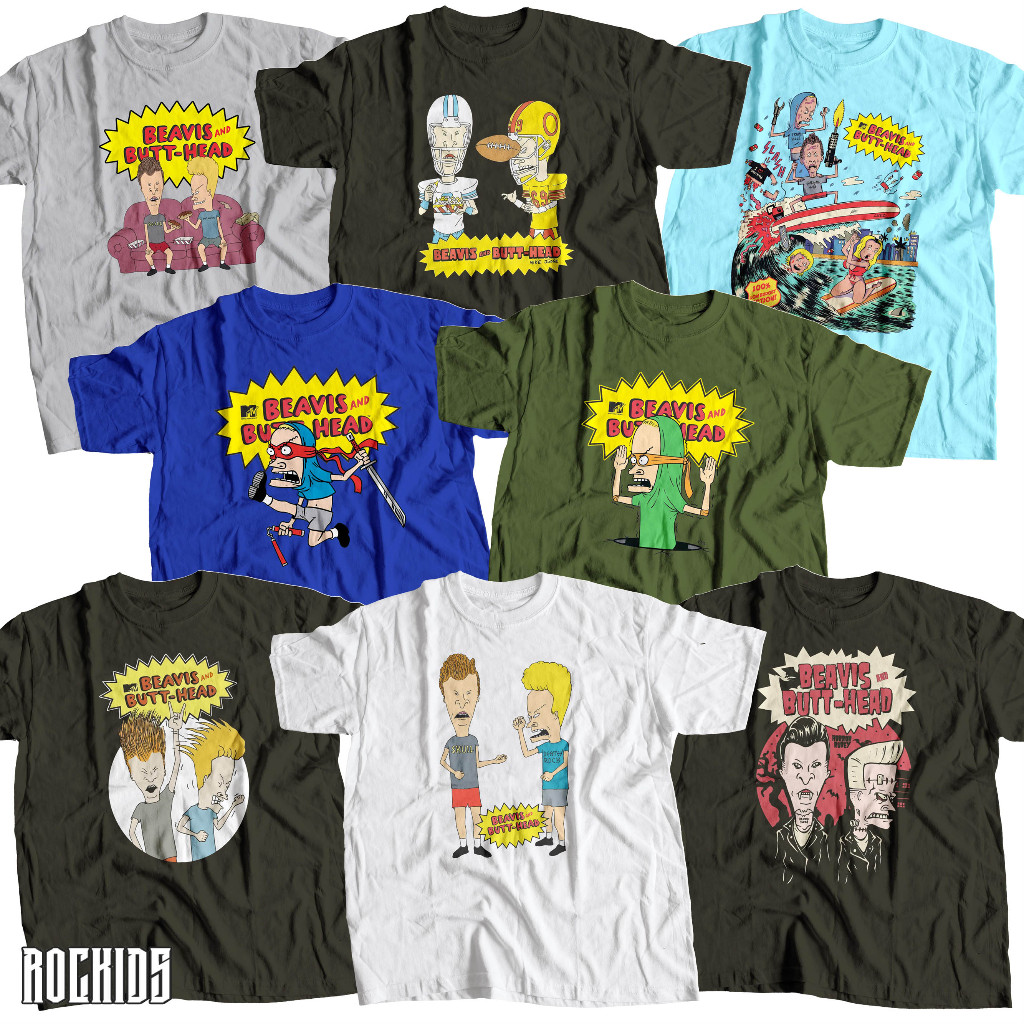 Beavis and butthead - kids wear - เสื้อยืด beavis and butthead - เสื้อยืดเด็ก beavis and butthead - 