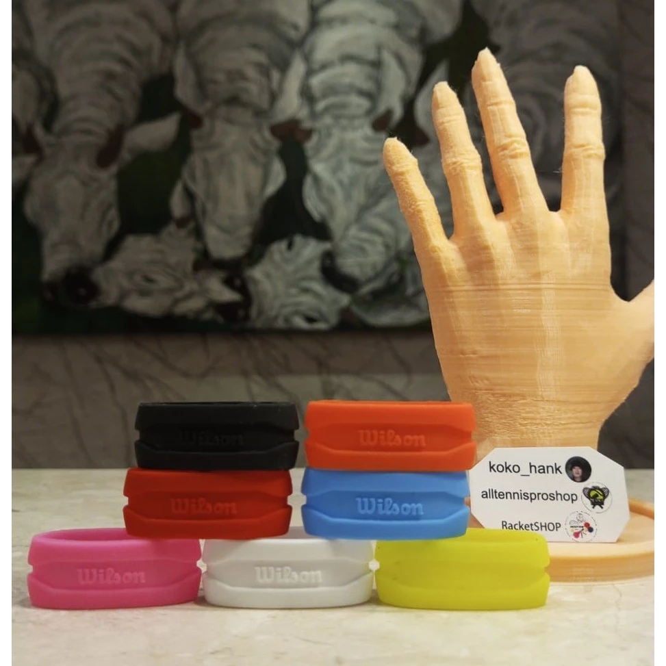 GRIP BAND // ไม้เทนนิส Grip Band แหวนไม้เทนนิสแบบกําหนดเอง WILSON นูนดีเรียบร้อยและหนา