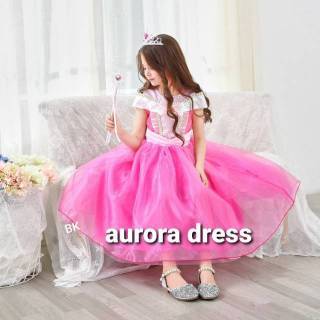 IDEJUR PRINCESS AURORA DRESS PINK / CHILDRENS BIRTHDAY PARTY DRESS