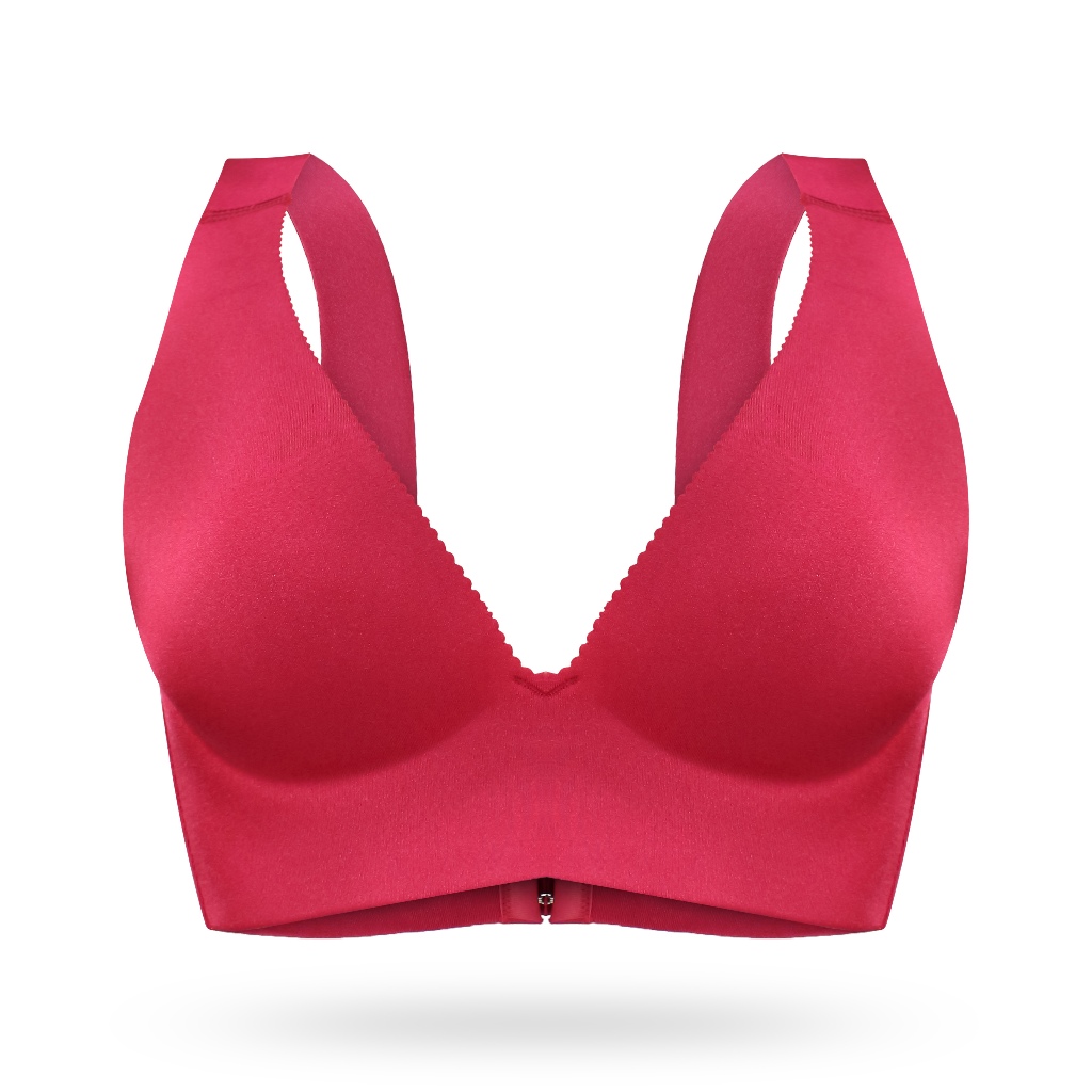 Youve (You Have) Bra Seamles Mother Plain Color Red BH ชุดชั้นในชุดชั้นในสตรี BRA BE HA 666 B