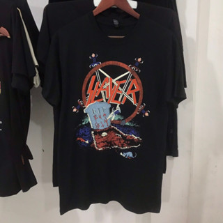 Kaos BAND OFFICIAL SLAYER - ถุงมือเปิดทัวร์ (สินค้าของแท้)