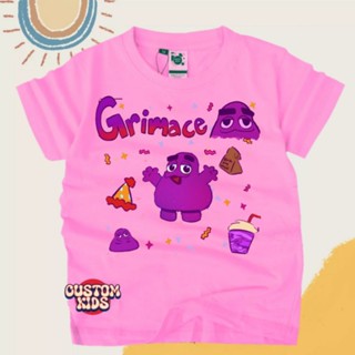 เสื้อยืด ลาย Grimace สําหรับเด็กผู้ชาย และเด็กผู้หญิง