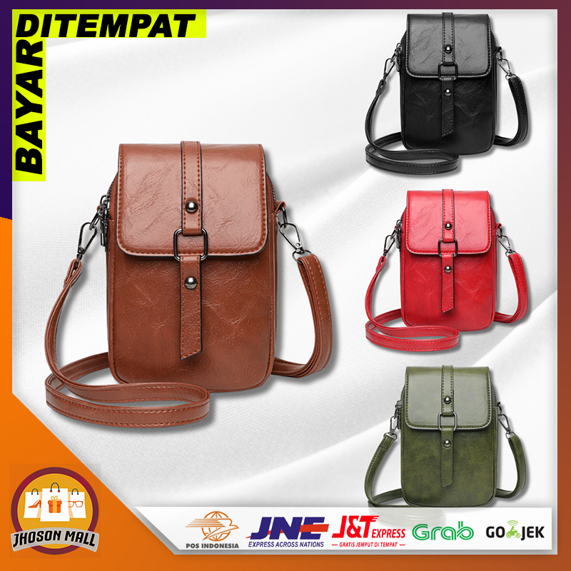 JM Womens Mini Sling Bag แฟชั่นเกาหลีกระเป๋าสะพายหนัง PU T238