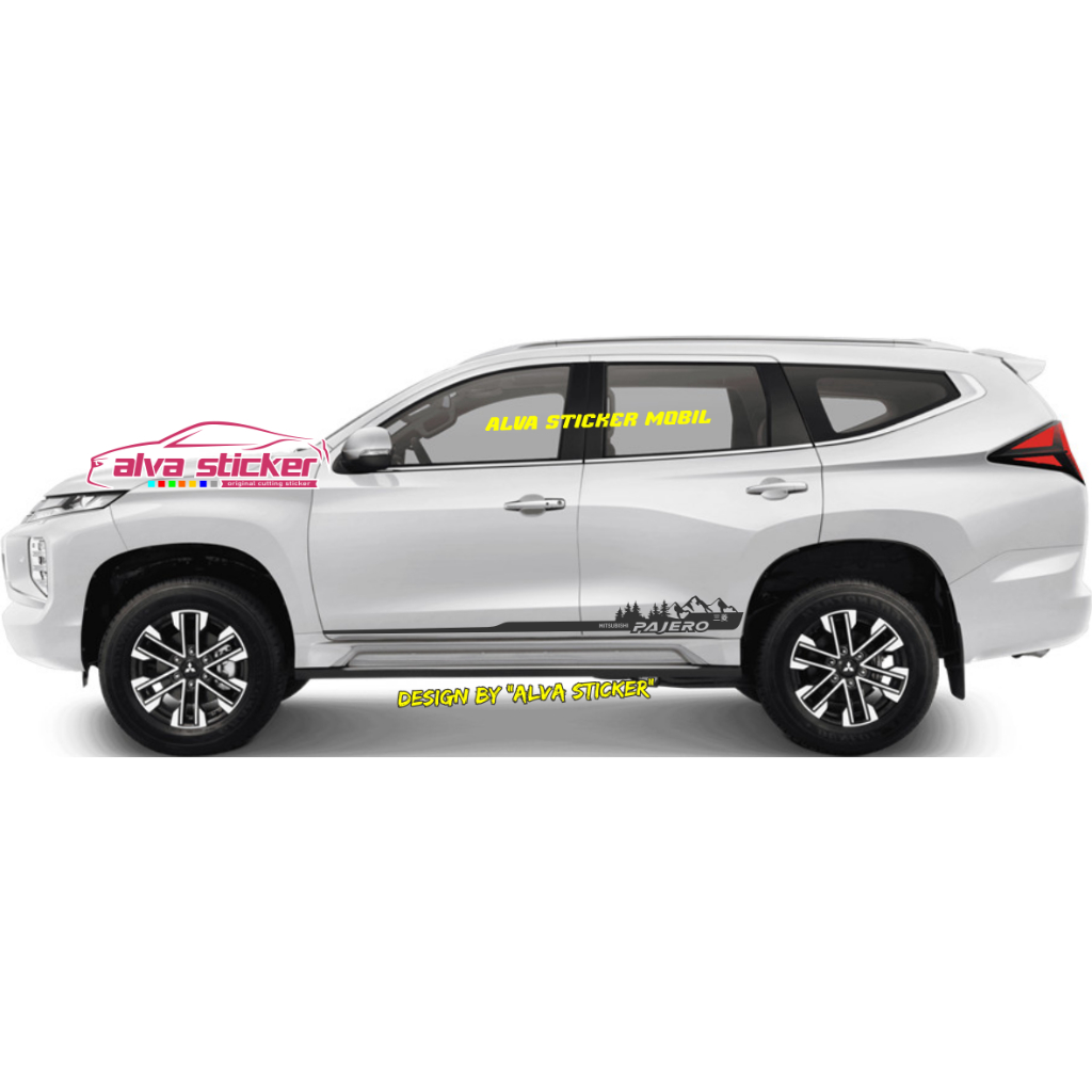 สติ๊กเกอร์ Pajero, สติ๊กเกอร์ Pajero Sport, ตัวแถบรายการ, สติ๊กเกอร์ติดรถ Mitsubishi Pajero Sport, ด