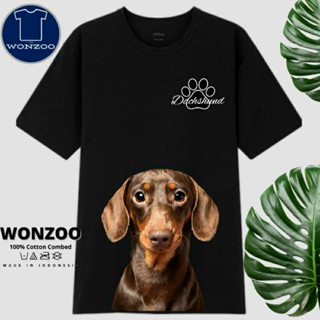 เสื้อยืด ลายสุนัข Teckel/dachshund คุณภาพดี