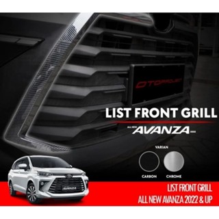 ฝาครอบตะแกรงหน้า คาร์บอน All New Avanza 2022-2023 Otoproject