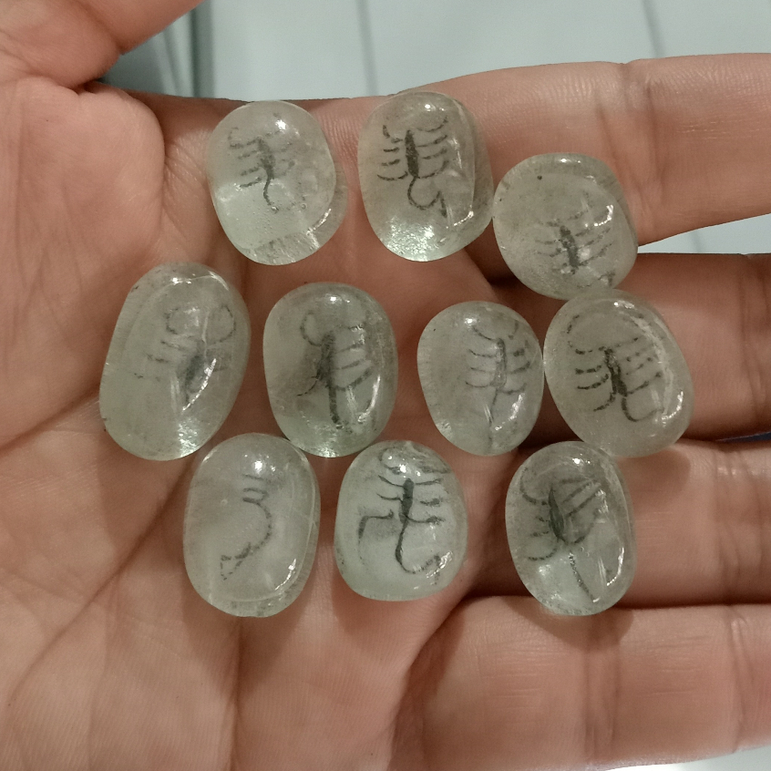 Kalajengking motif AGATE STONE