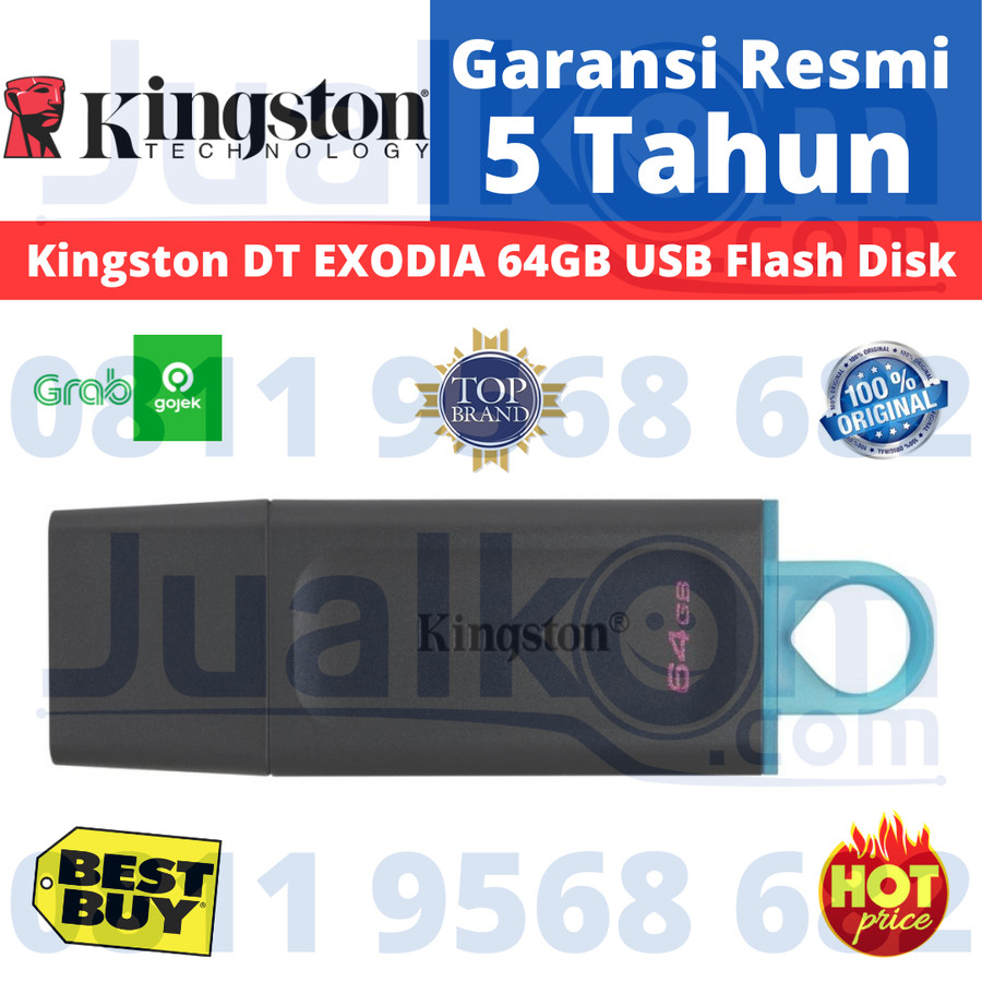 แฟลชไดร์ฟ USB 3.0 DT100 G3 ของ Kingston 64GB - KGS-DT100G3/64GB