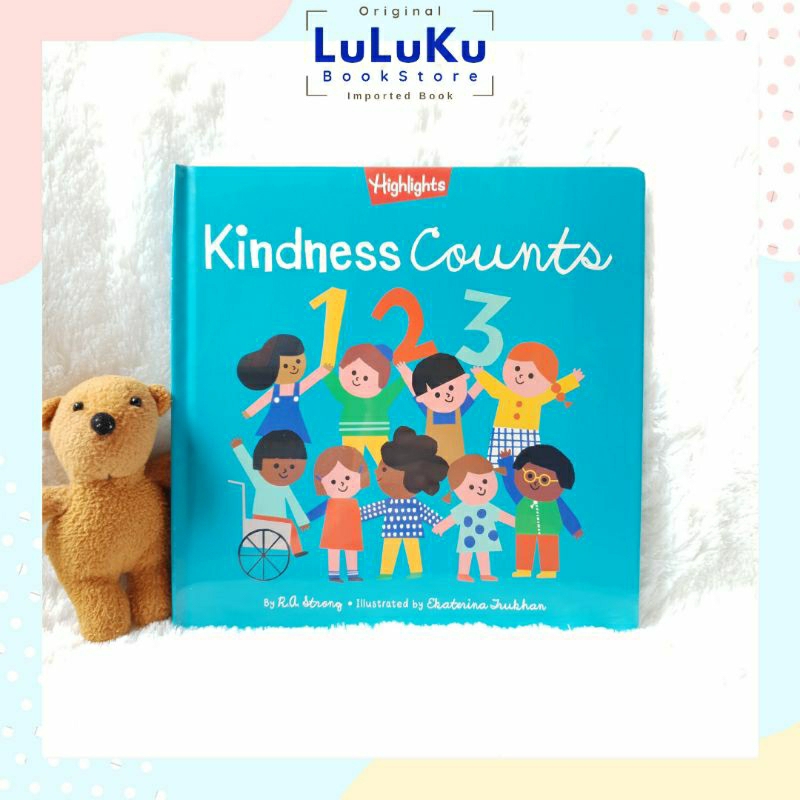 หนังสือการศึกษาสําหรับเด็กนําเข้าไฮไลท์ใจนับ 123