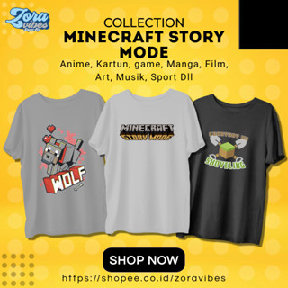 เสื้อยืด ลาย Minecraft สําหรับเด็ก และผู้ใหญ่