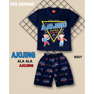 ชุดเสื้อผ้า AJOJING VIRAL ALA AJOJING สําหรับเด็ก 1-10 ปี