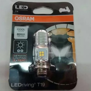 หลอดไฟ LED T19 H6 K1 สีขาว สําหรับรถจักรยานยนต์