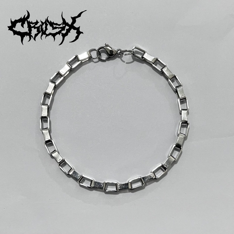 SISO BRACELET / SILVER CHAIN BRACELET / CHAIN BRACELET / AESTHETIC BRACELET / STAINLESS STELL BRACEL