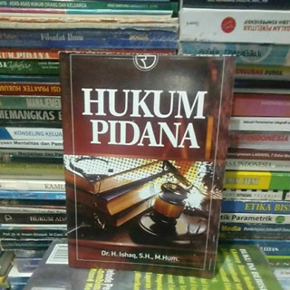 ดร. H.Ishaq.,M.Hum. หนังสือกฎหมายอาชญากร รุ่นล่าสุด