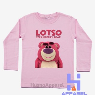 เสื้อยืดแขนยาว พิมพ์ลาย LOTSO TOY STORY สําหรับเด็ก