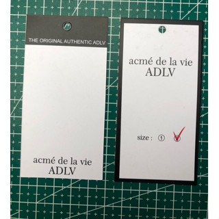 Hangtag ป้ายชื่อ adlv ป้ายชื่อ adlv ป้ายราคา adlv - 100 ชิ้น