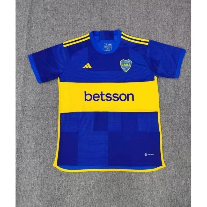 เสื้อฟุตบอลต้นฉบับเกรด Boca junior home ใหม่ 23/24