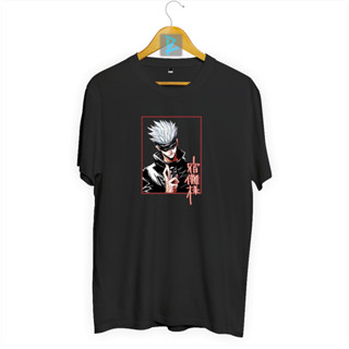 เสื้อยืด พิมพ์ลายการ์ตูนอนิเมะ Gojo satoru jujutsu kaisen สไตล์ญี่ปุ่น สําหรับผู้หญิง และผู้ชาย