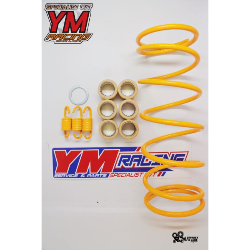 UPGRADE XEON RC 125 CVT 1500 RPM (PER CVT + SPRING CENTRI + ROLLER + RING PULLEY) UPGRADE CVT 1500 R