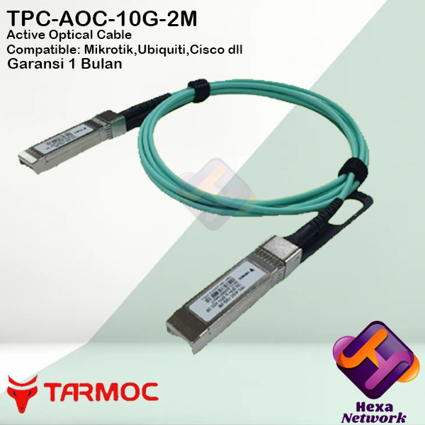 Tarmoc TPC-AOC-10G-2M | สายออปติคอลแบบแอคทีฟ เอสเอฟพี+ 2 เมตร