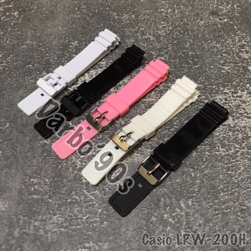 Casio LRW200H LRW-200h LRW 200 H สายนาฬิกายาง Lrw200h