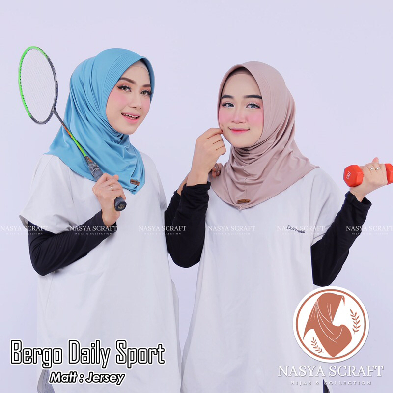 SPORT BERGO HIJAB SIZE S SPORT HIJAB