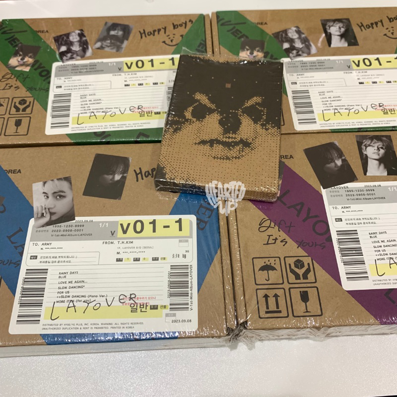 [พร้อม] SHARING UNSEALED ALBUM เฉพาะ LAYOVER TAEHYUNG เท่านั้น