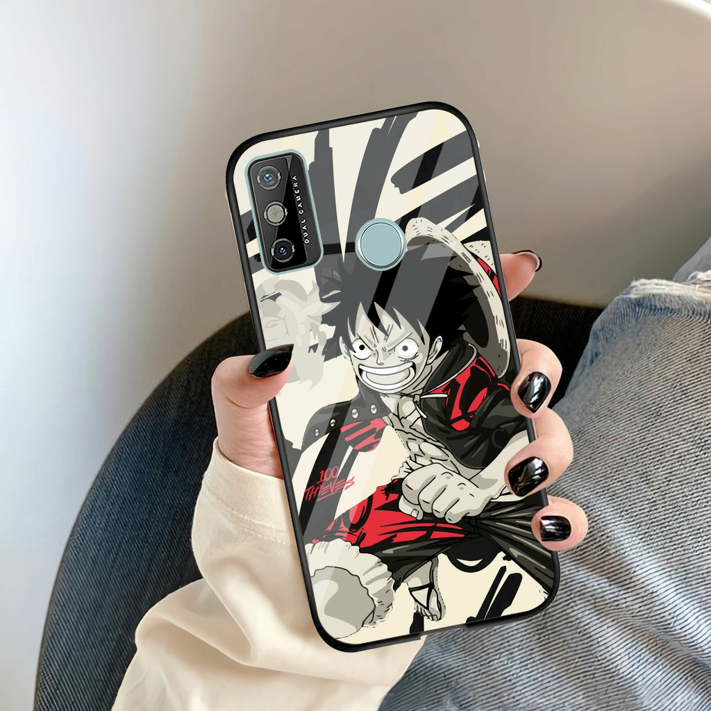 HP (U 328) Tecno Spark 6 Go Glass Softcase - Tecno Spark 6 Go Phone Case - เคส Tecno Spark 6 Go สวยๆ