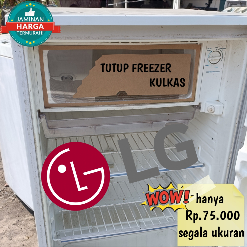 LG GOLDSTAR CUSTOM REPRIGERATOR FREEZER COVER MADE OF ACRYLIC MATERIAL EASY INSTALLATION