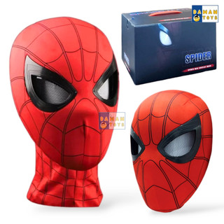 Topeng Mask Spiderman Headgear Superhero Chin Control Cosplay