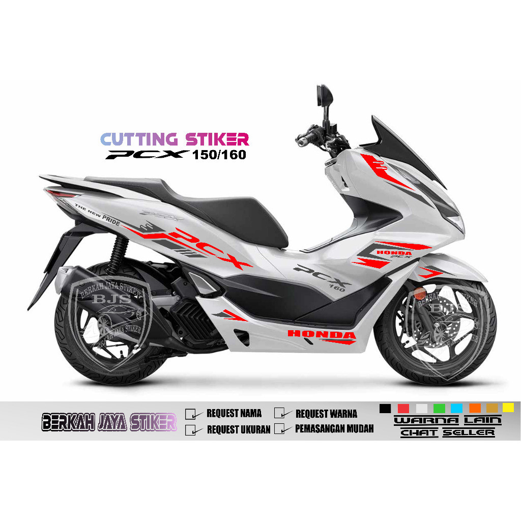 สติ๊กเกอร์ตัดแถบ PCX 150-160 - สติ๊กเกอร์ PCX LAST