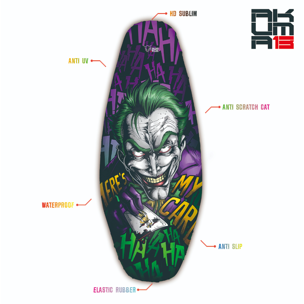 ผ้าคลุมเบาะมอเตอร์ไซค์ - Akuma Seat Cover - Akuma Joker