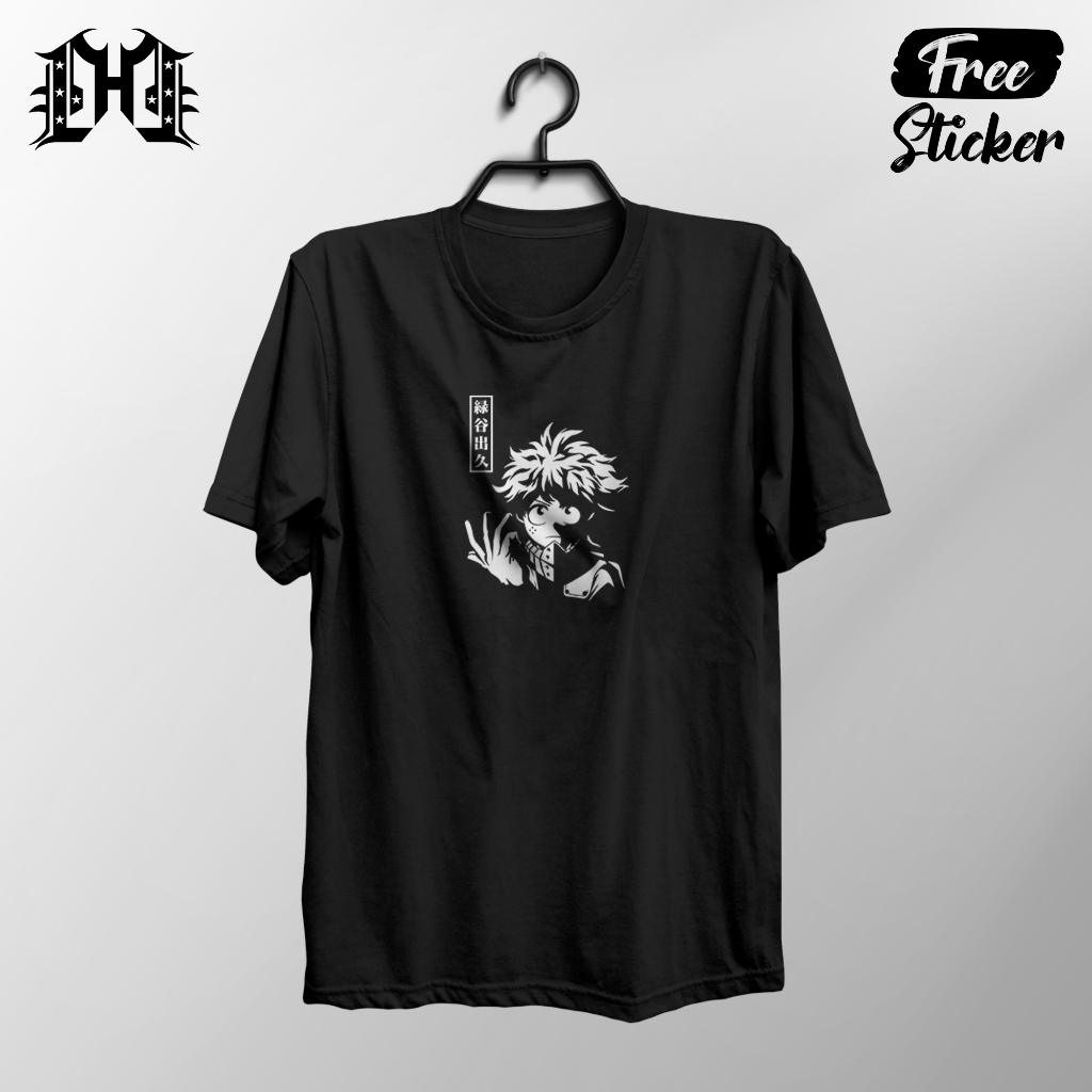 เสื้อยืด My Hero Academia Anime Deku