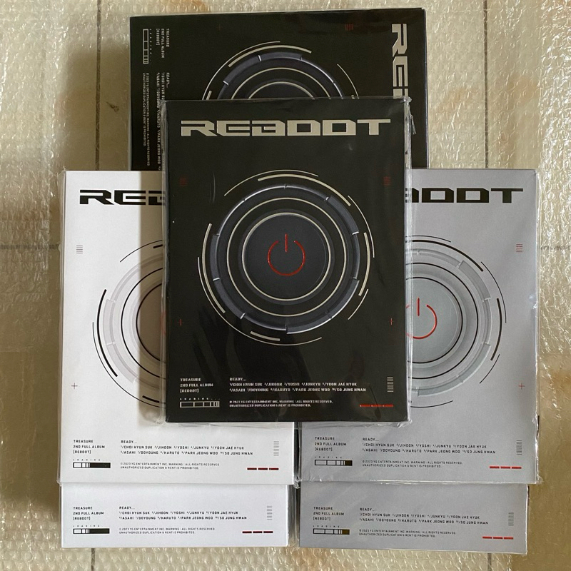 Treasure 2nd Full Album Reboot Photobooth Sealed เท่านั้น