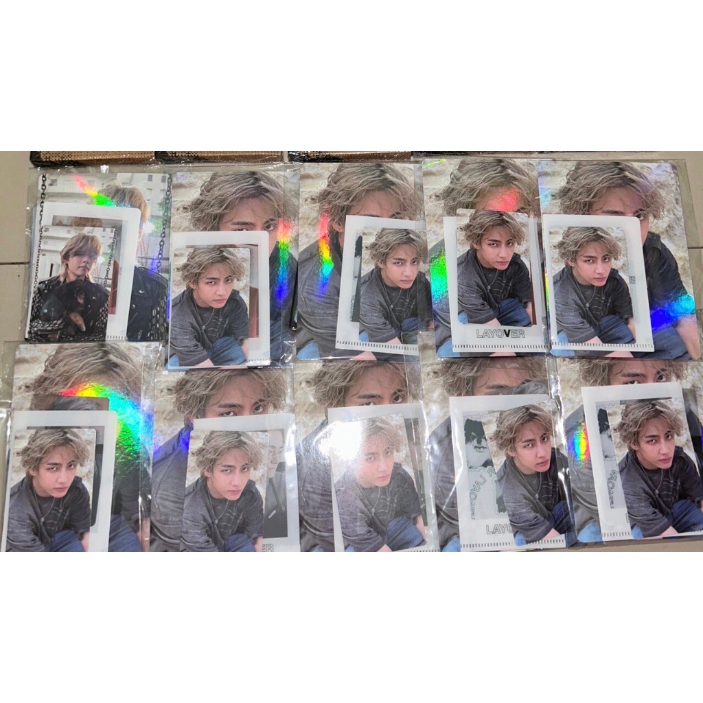 LAYOVER V KIM TAEHYUNG ALBUM POB WEVERSE PHOTOCARD สั่งซื้อล่วงหน้า BENEFIT