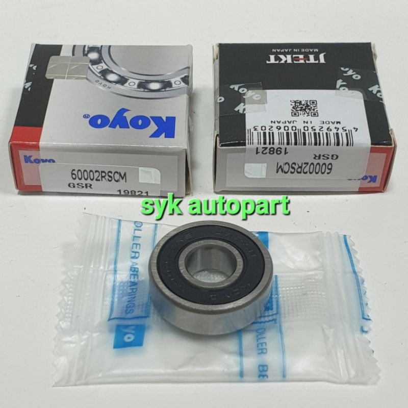 BEARING 6000 2RS KOYO หมวกยาง