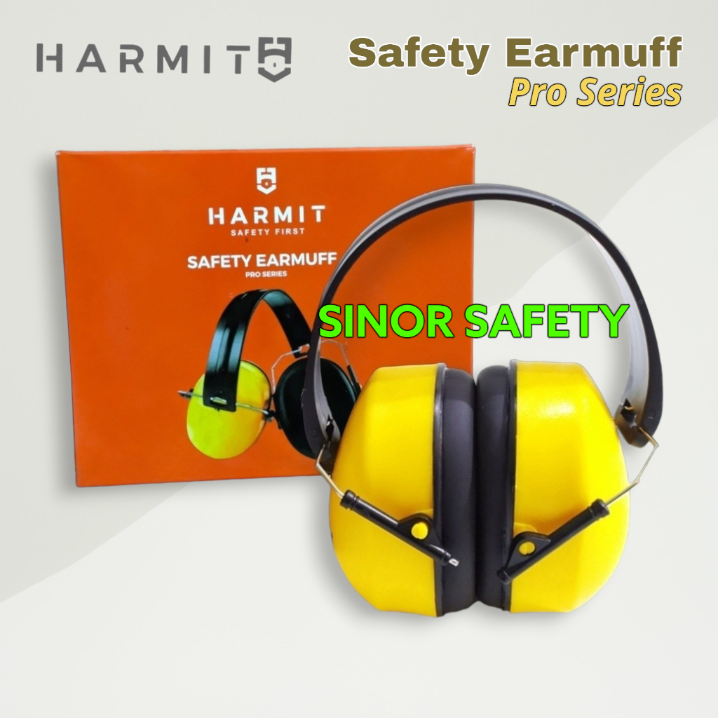 Harmit Brand Yellow Pro Safety Earmuff