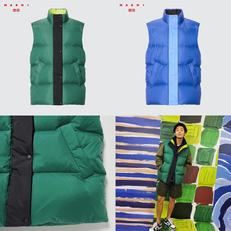 เสื้อแจ็คเก็ตเสื้อกั๊ก Uniqlo ultra light down x marni ต้นฉบับใหม่