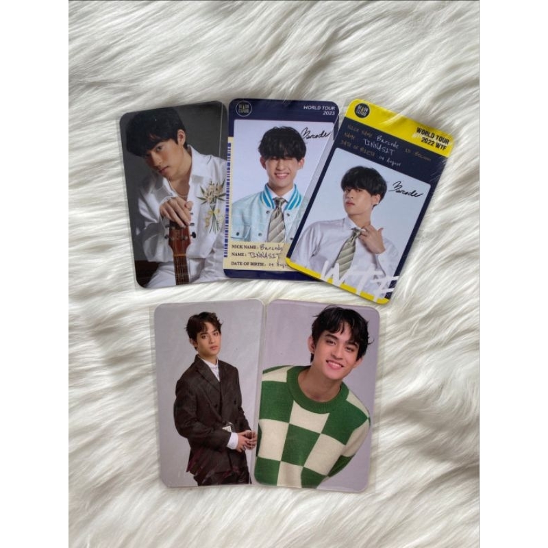 [จอง] ชุดโฟโต้การ์ดอย่างเป็นทางการ Barcode Tinnasit BeOnCloud Premier Set SendOff Benefit KinnPorsch
