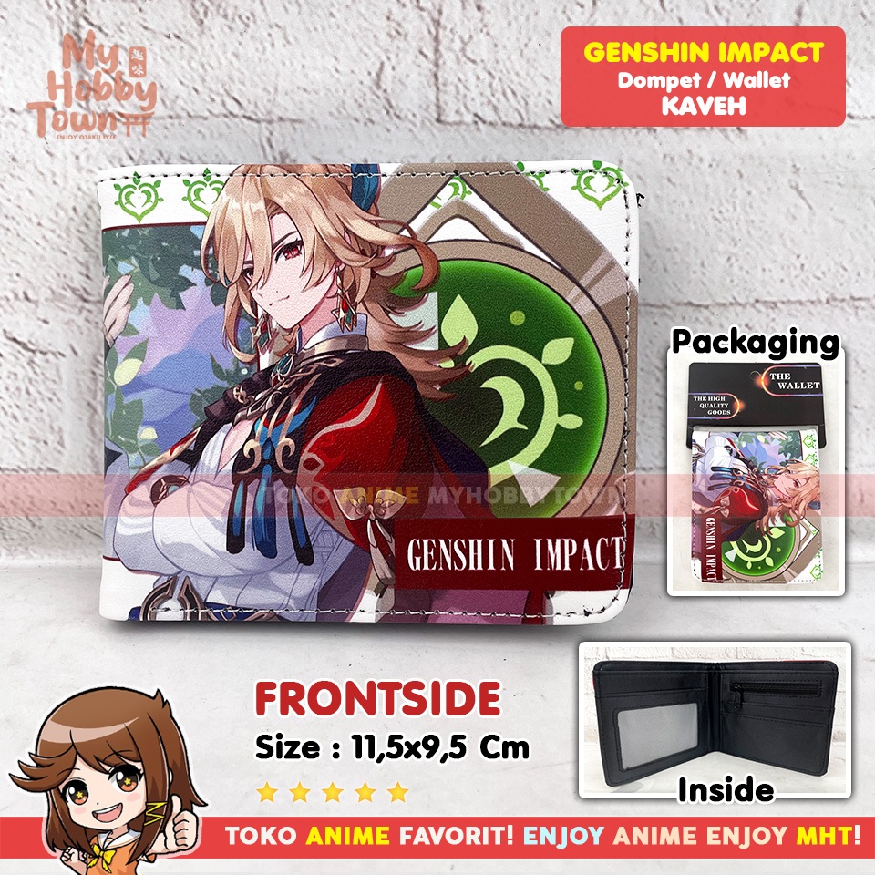 กระเป๋าสตางค์อะนิเมะเกม Genshin Impact: Kaveh Rp90,000