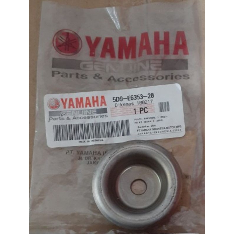 แผ่นคลัทช์ของแท้ของแท้สําหรับ Yamaha Jupiter Zx Vega ZR Vega RR / 5D9-E6363-20