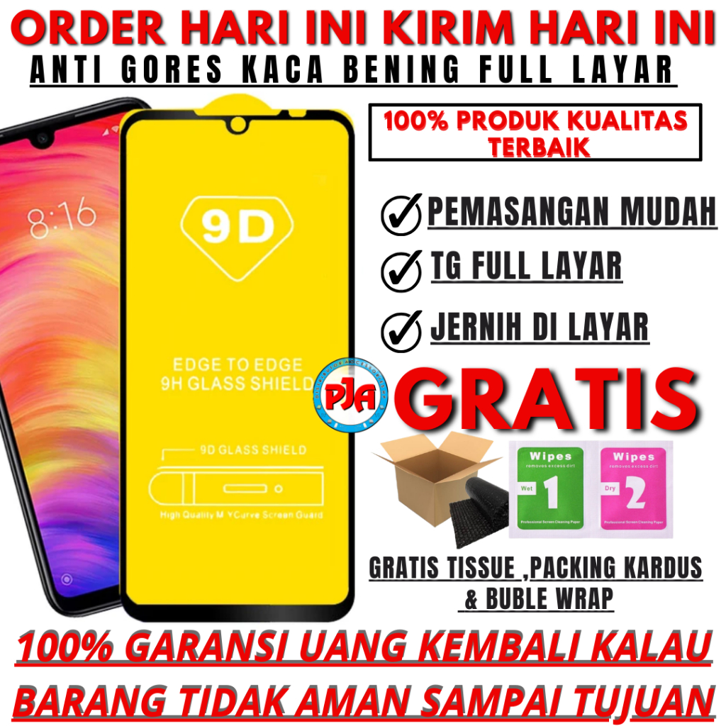 LAYAR Anti-Scratch Glass TG กระจกนิรภัยกระจกใสแบบเต็มหน้าจอ SAMSUNG J2 PRIME J2 PRO J3 J3 PRO J4 J4 