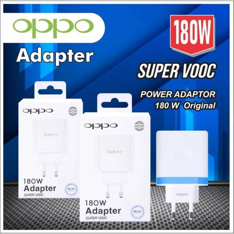 OPPO 180W 1USB SUPERVOOC หัวชาร์จ OPPO 180W 1USB อะแดปเตอร์ชาร์จ OPPO 180W SUPER VOOC