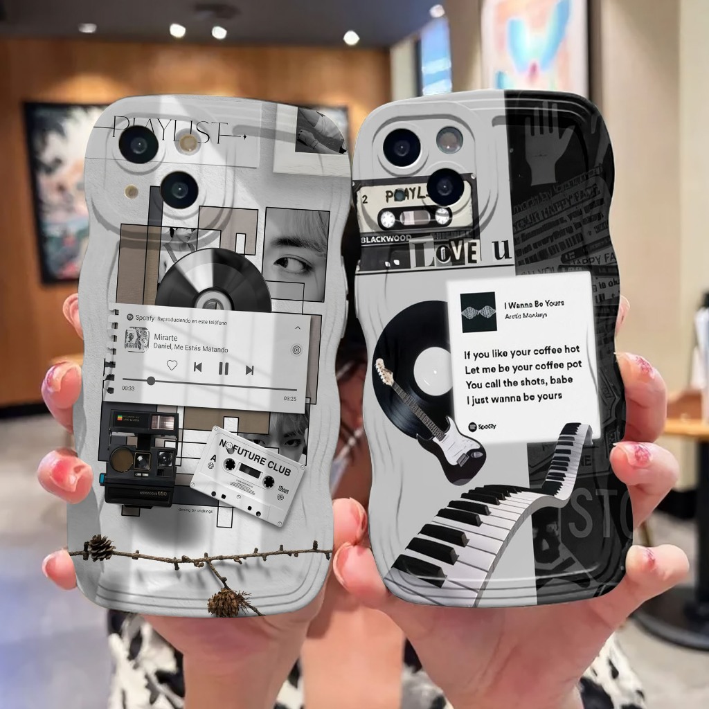 HP Wave Softcase สําหรับOppo A5s/A7/F9 A3s/A5 A31 A52/A92 A5 2020/A9 2020 A57 2022 A33/A53 A55 A54 A