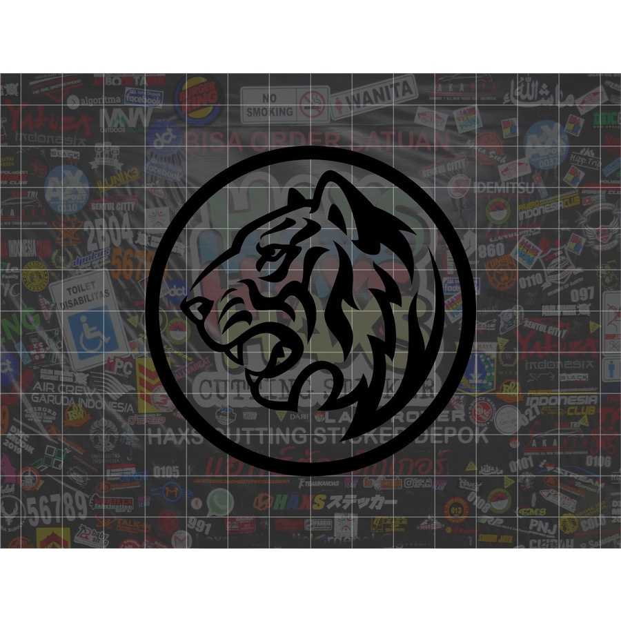 2540 สติ๊กเกอร์ตัด Tiger Maybank สําหรับรถยนต์รถจักรยานยนต์สามารถ
