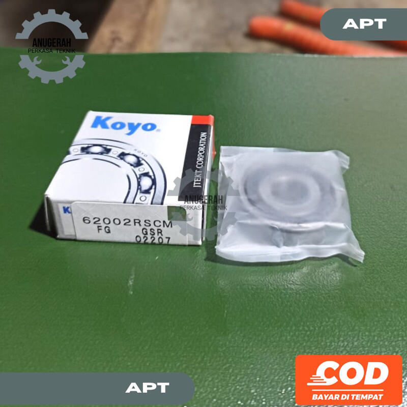 Lahar Bearing 6200 2RS KOYO ฝาครอบยาง