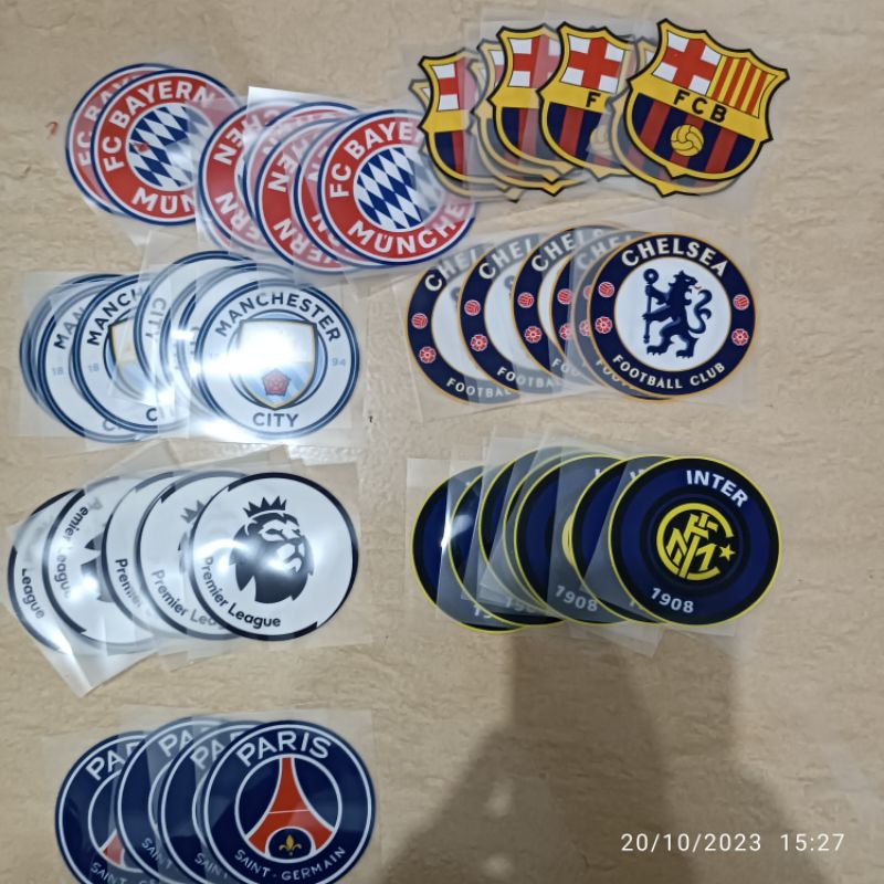 โลโก้ Jarsey Ball Patch เสื้อยืดพิมพ์ลาย Iron-on