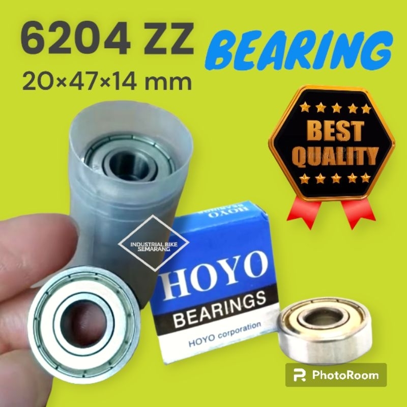 แบริ่ง 6204 ZZ Laker Lahar Laher Bearings 6204ZZ ขนาด 20mm x 47mm x 14mm