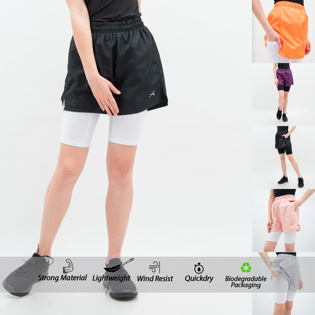 Flexzone Running Pants Women plus Leggings FCS-512 Jogging Gym Running Pants