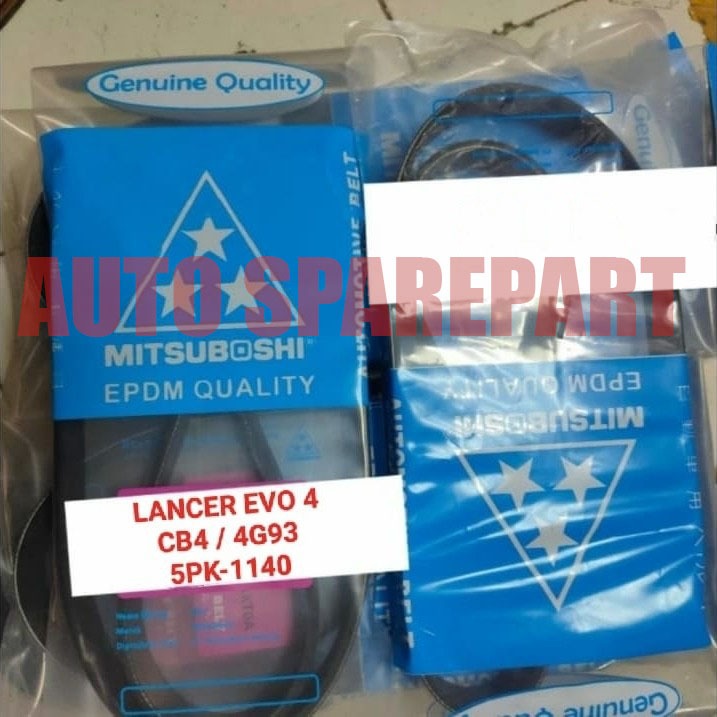 Fan van v เข็มขัดพัดลมเข็มขัด 5pk1140 lancer evo 4 CB4 4G93 5pk1140